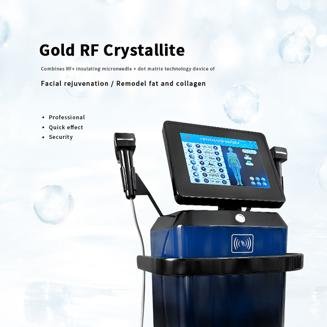 Glod Rf Morpheus 8 كسور Inmode مكافحة الشيخوخة إزالة التجاعيد عمق الكريستال 8 إبر أدوات تجميل رفع الوجه 